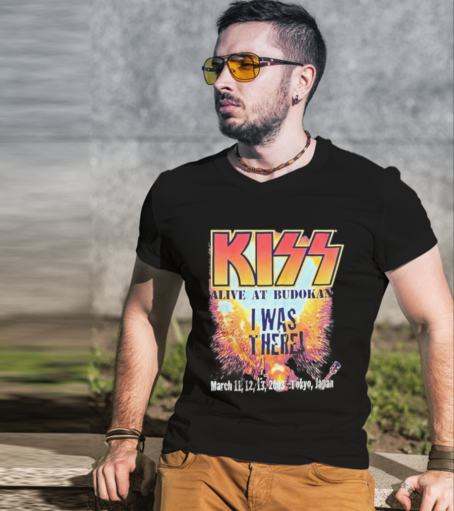 KISS Alive At Budokan I Was There March 2 3 13 2003 Tokyo Japan T-Shirt