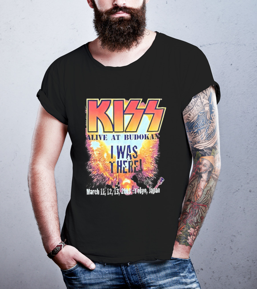KISS Alive At Budokan I Was There March 2 3 13 2003 Tokyo Japan T-Shirt