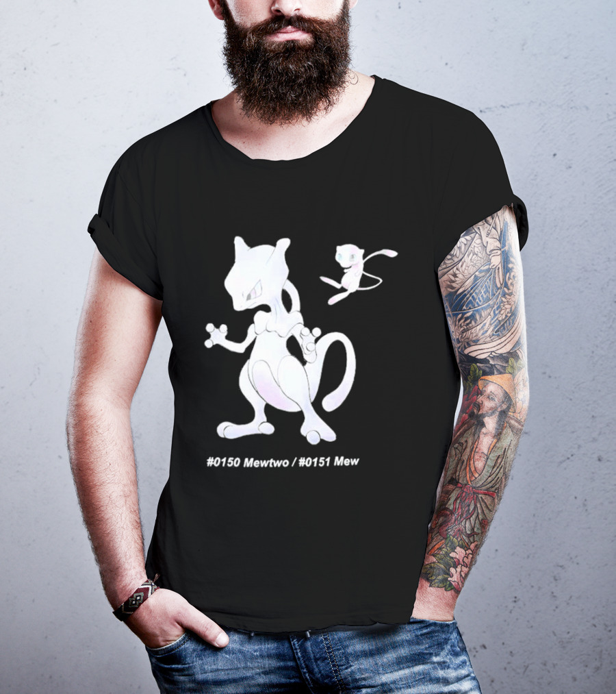 UNIQLO X Pokemon 30th Anniversary Mewtwo Mew #150 #151 T-Shirt