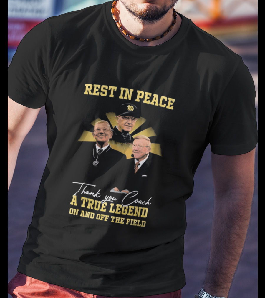 Rest In Peace Thank You Coach A True Legend On And Off The Field 2026 T-Shirt