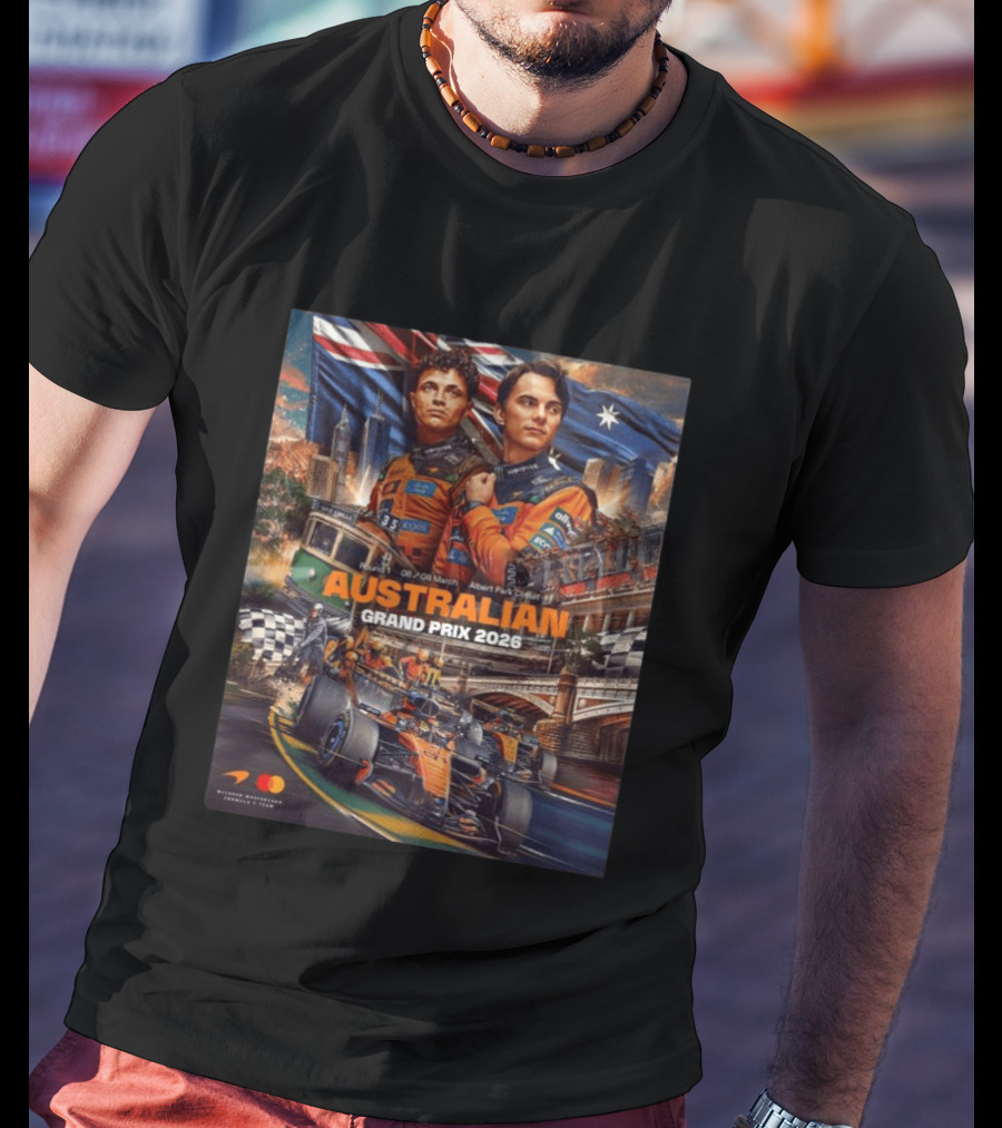 McLaren Formula 1 Team Australian Grand Prix 2026 Albert Park Circuit March 6 8 Event T-Shirt