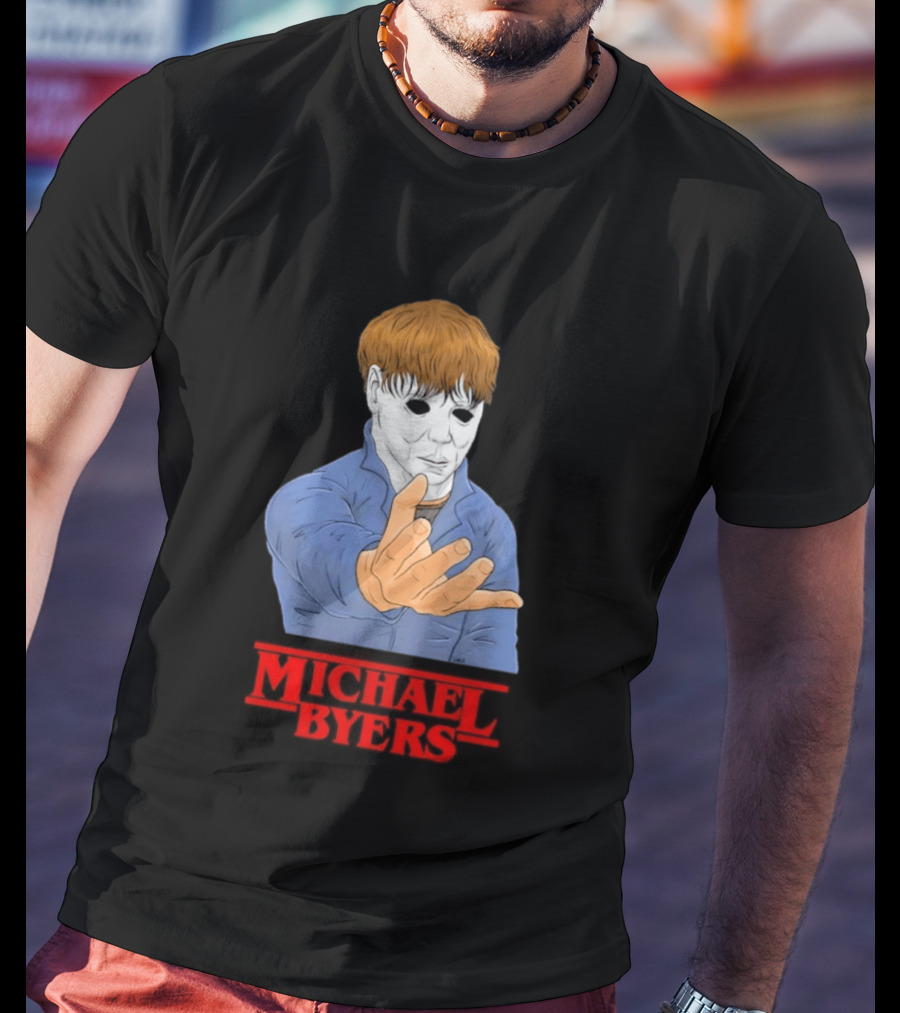 Michael Byers Horror And Sci Fi Mashup Stranger Things Halloween T-Shirt
