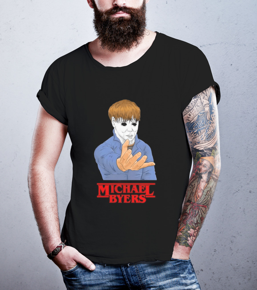 Michael Byers Horror And Sci Fi Mashup Stranger Things Halloween T-Shirt
