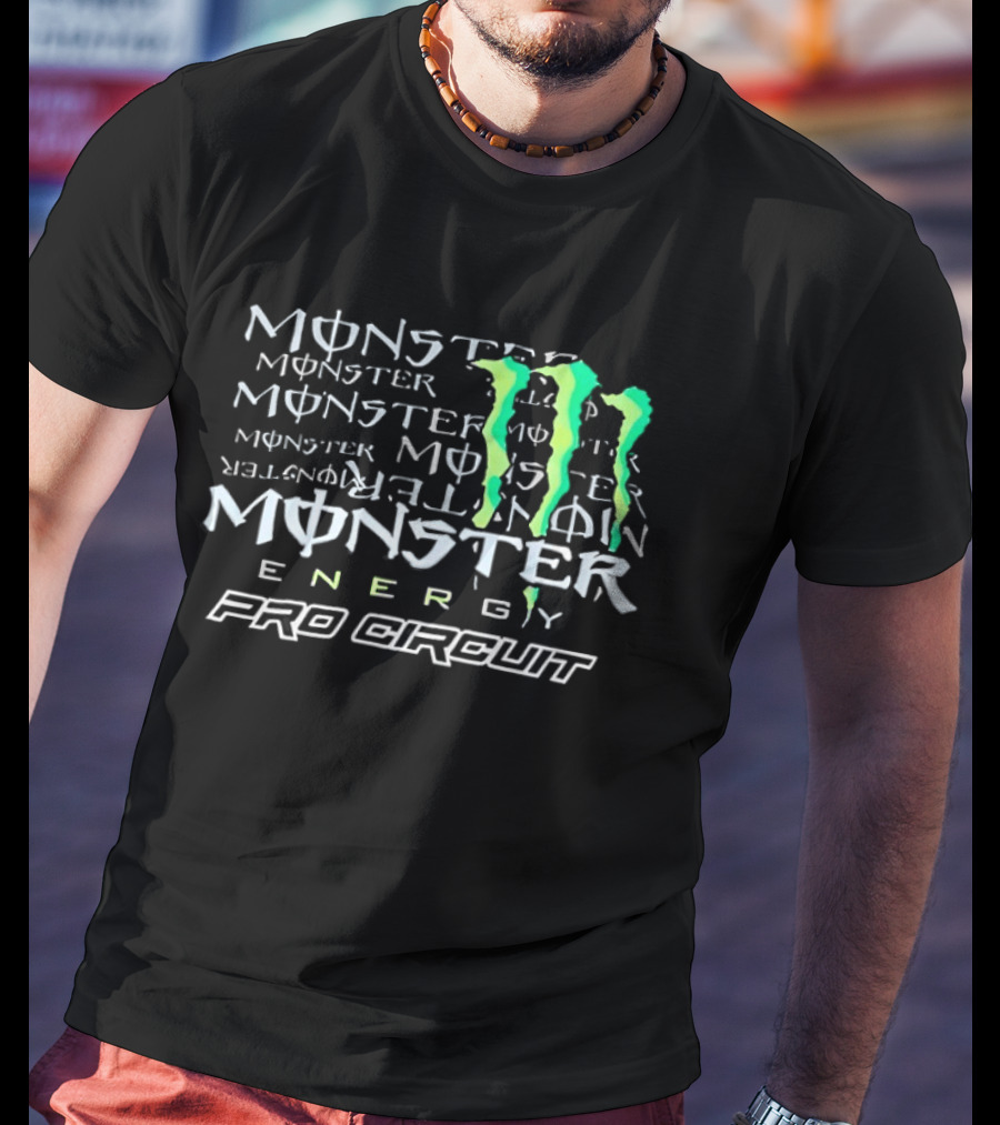 Monster Energy Pro Circuit Racing Drink Triple M Claw T-Shirt