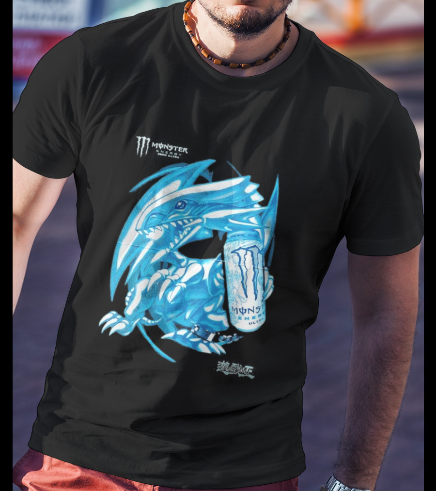 Blue Eyes White Dragon Monster Energy Zero Ultra Collaboration T-Shirt
