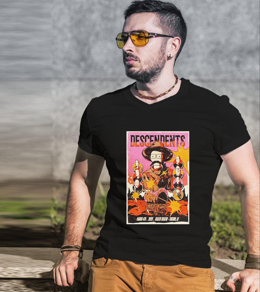 Descendents March 4th 2026 Rialto Theatre Tucson AZ T-Shirt