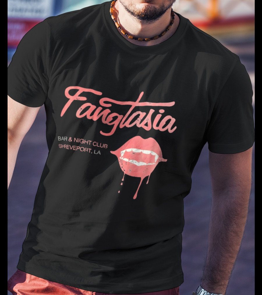 Fangtasia Bar And Night Club Shreveport LA Vampire Lips T-Shirt