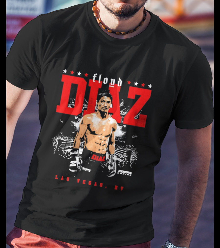 Floyd Diaz Las Vegas NV Boxing Zuffa Fighter T-Shirt