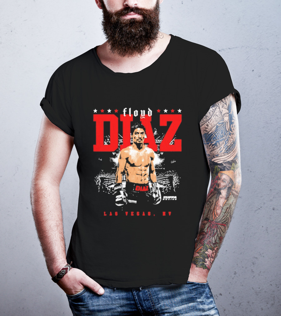 Floyd Diaz Las Vegas NV Boxing Zuffa Fighter T-Shirt