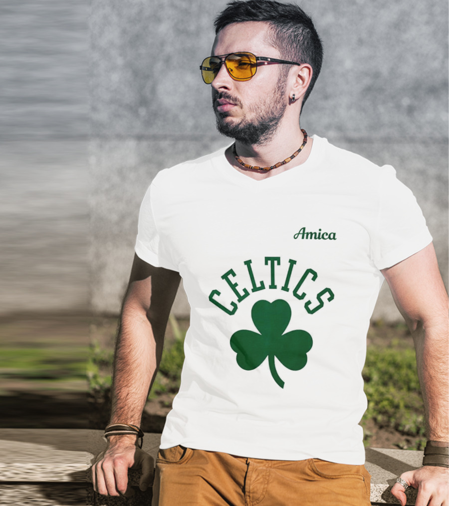 Celtics Amica Shamrock Tatum Back To 0 T-Shirt