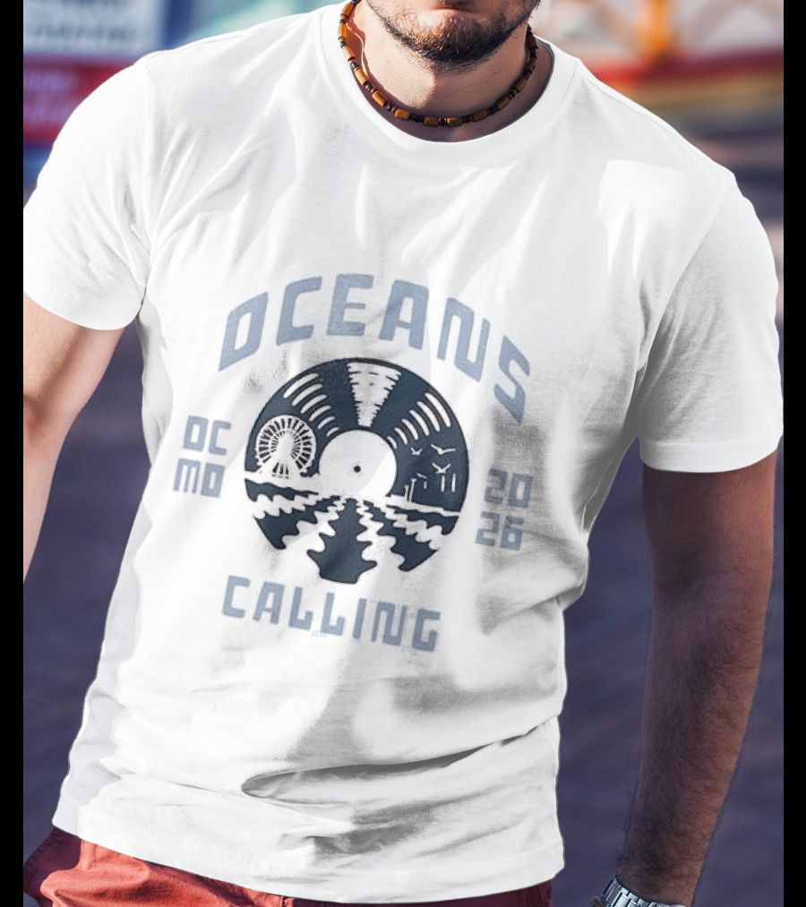 Oceans Calling 2026 OC MD Festival Record Lineup T-Shirt