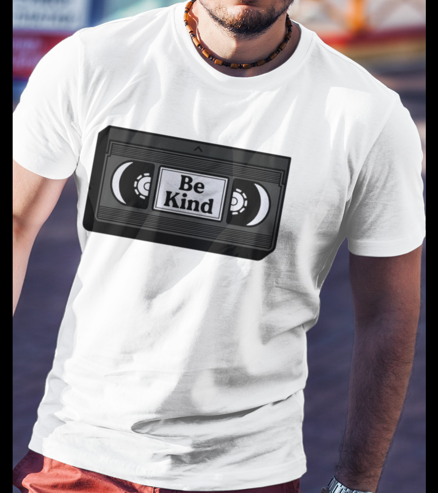 VHS Cassette Tape Be Kind Retro Nostalgia T-Shirt