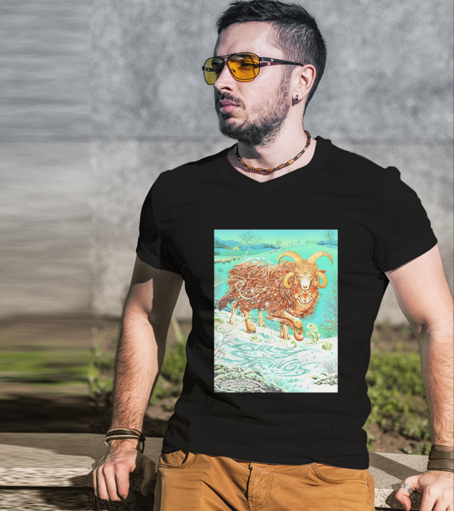 Billy Strings Asheville North Carolina 2026 Sheep Face T-Shirt
