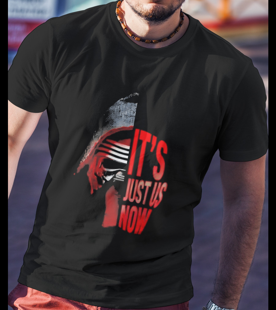 Kylo Ren It's Just Us Now Red Mask T-Shirt