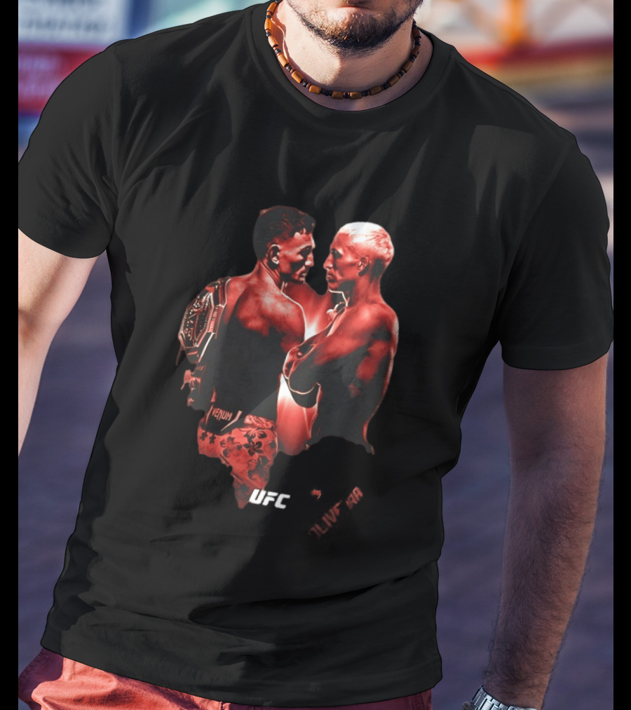 Max Holloway Charles Oliveira UFC Clash Showdown T-Shirt
