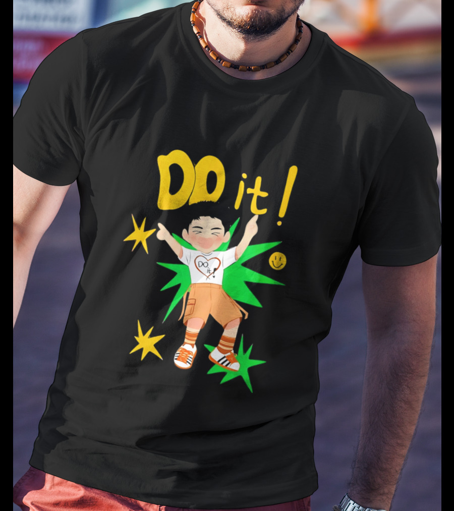Do It Doh Kyungsoo Asia Concert Tour Cartoon Heart Starburst T-Shirt
