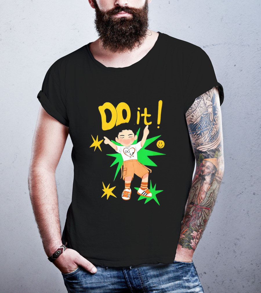 Do It Doh Kyungsoo Asia Concert Tour Cartoon Heart Starburst T-Shirt