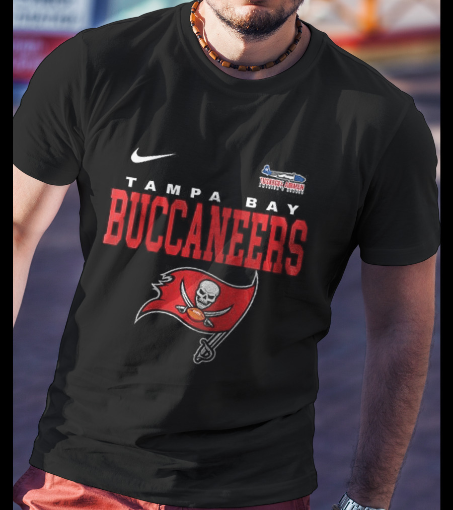 Tampa Bay Buccaneers Tuskegee Airmen Redtails Collaboration Nike T-Shirt