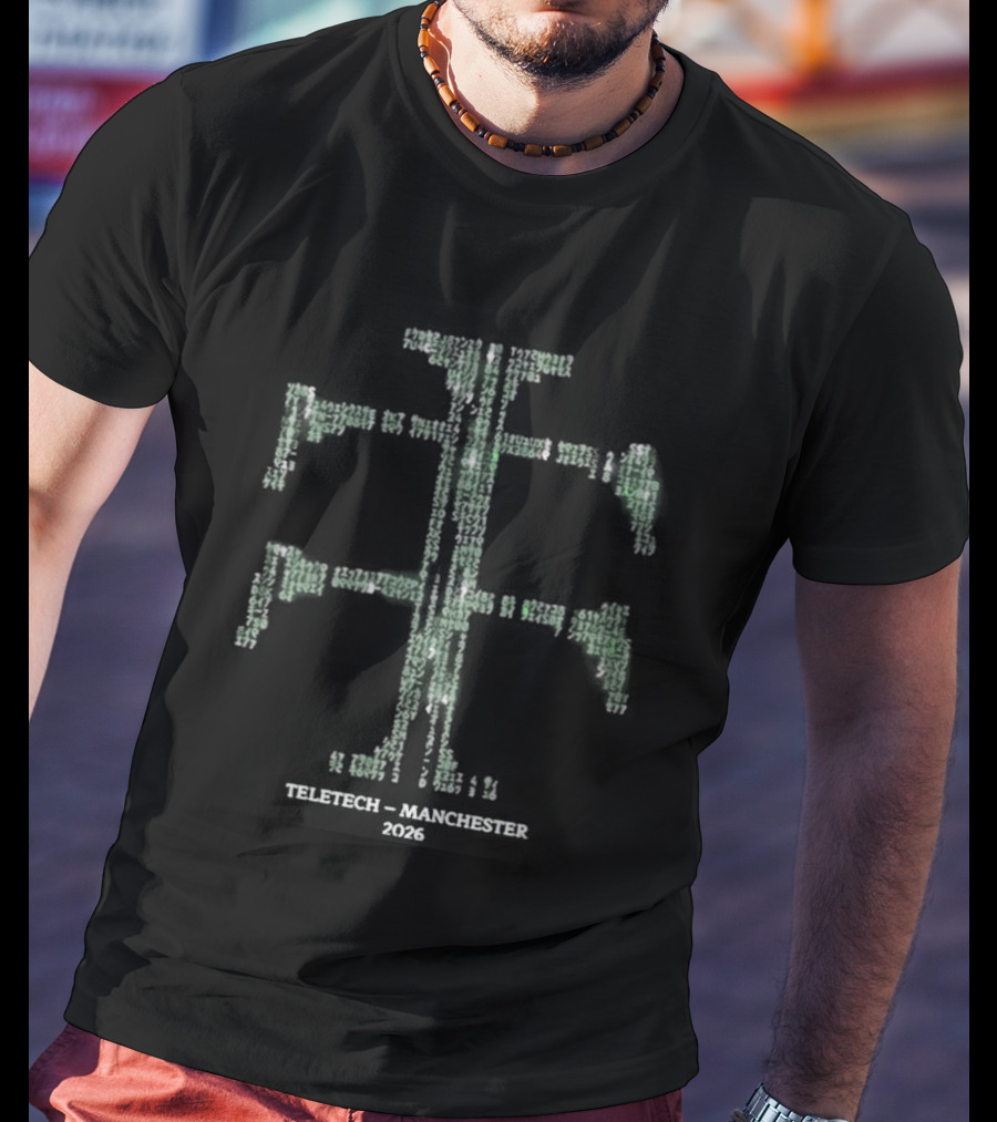 Teletech Matrix Electric Circuitry Cyber Tech T-Shirt