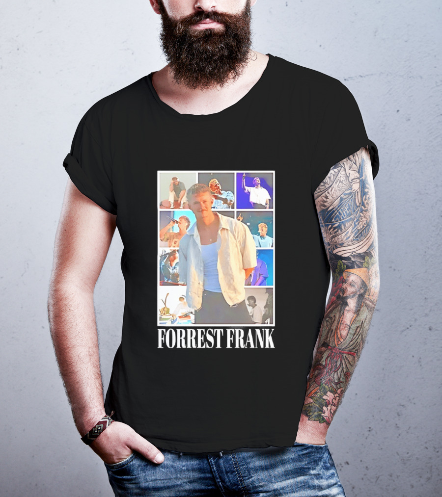 Forrest Frank Tour 2023 Live Performance Collage T-Shirt