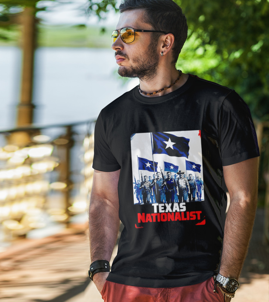 Texas Nationalist A New Texas Revolution Is Coming Patriotic Flag T-Shirt