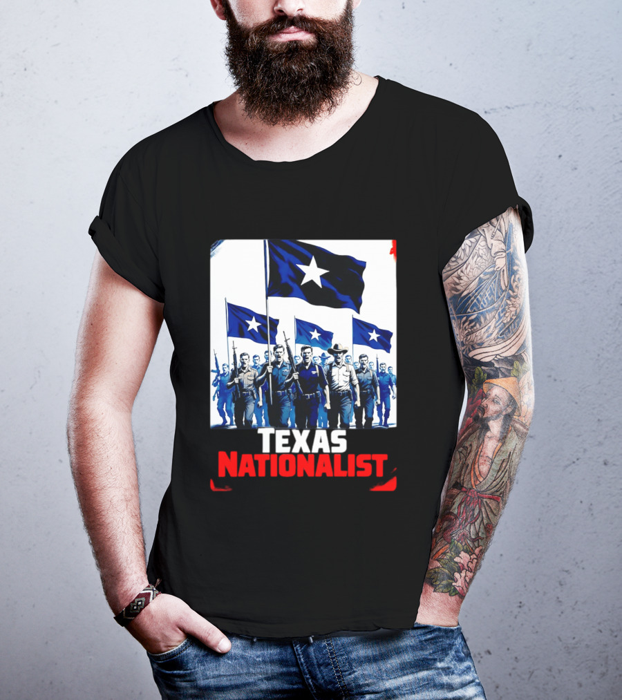 Texas Nationalist A New Texas Revolution Is Coming Patriotic Flag T-Shirt