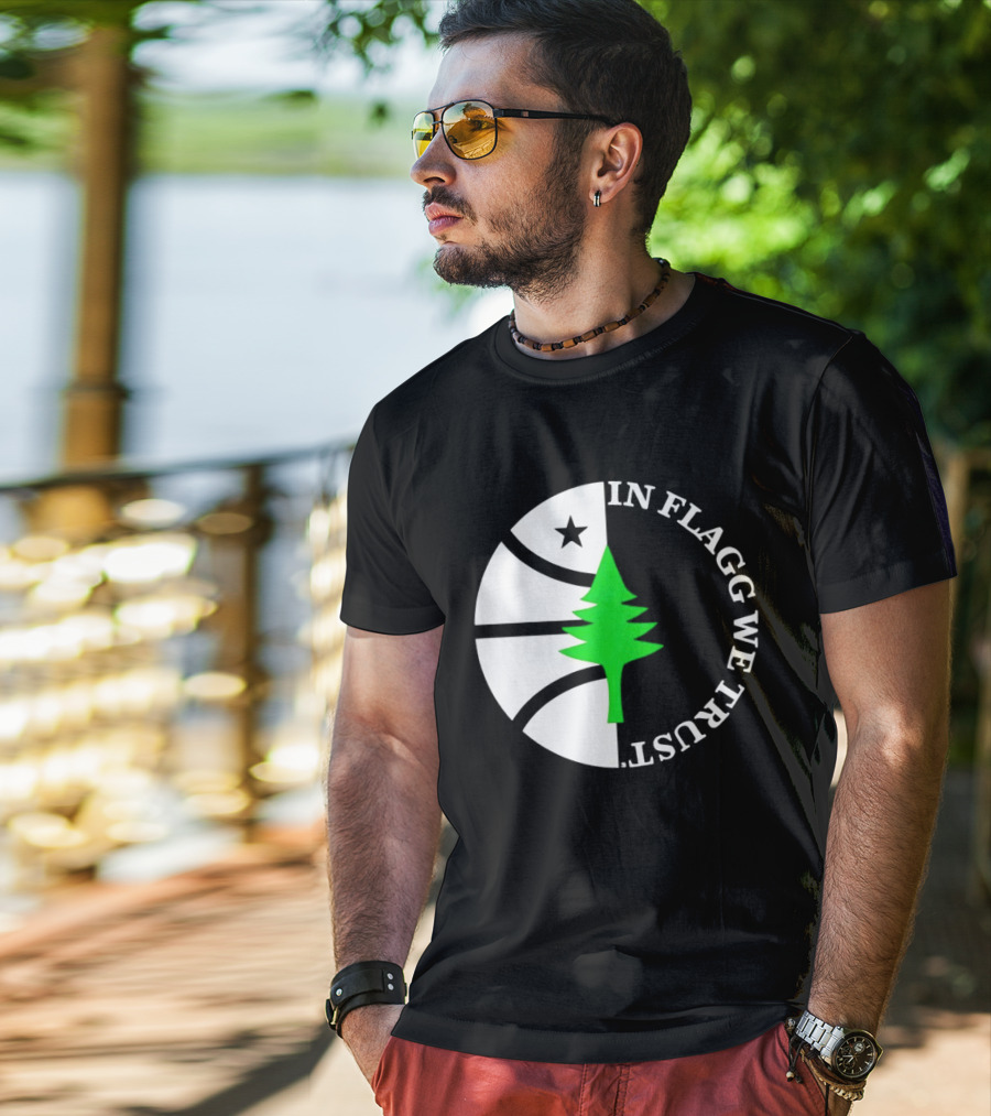Naji Marshall In Flagg We Trust Basketball Tree Star T-Shirt