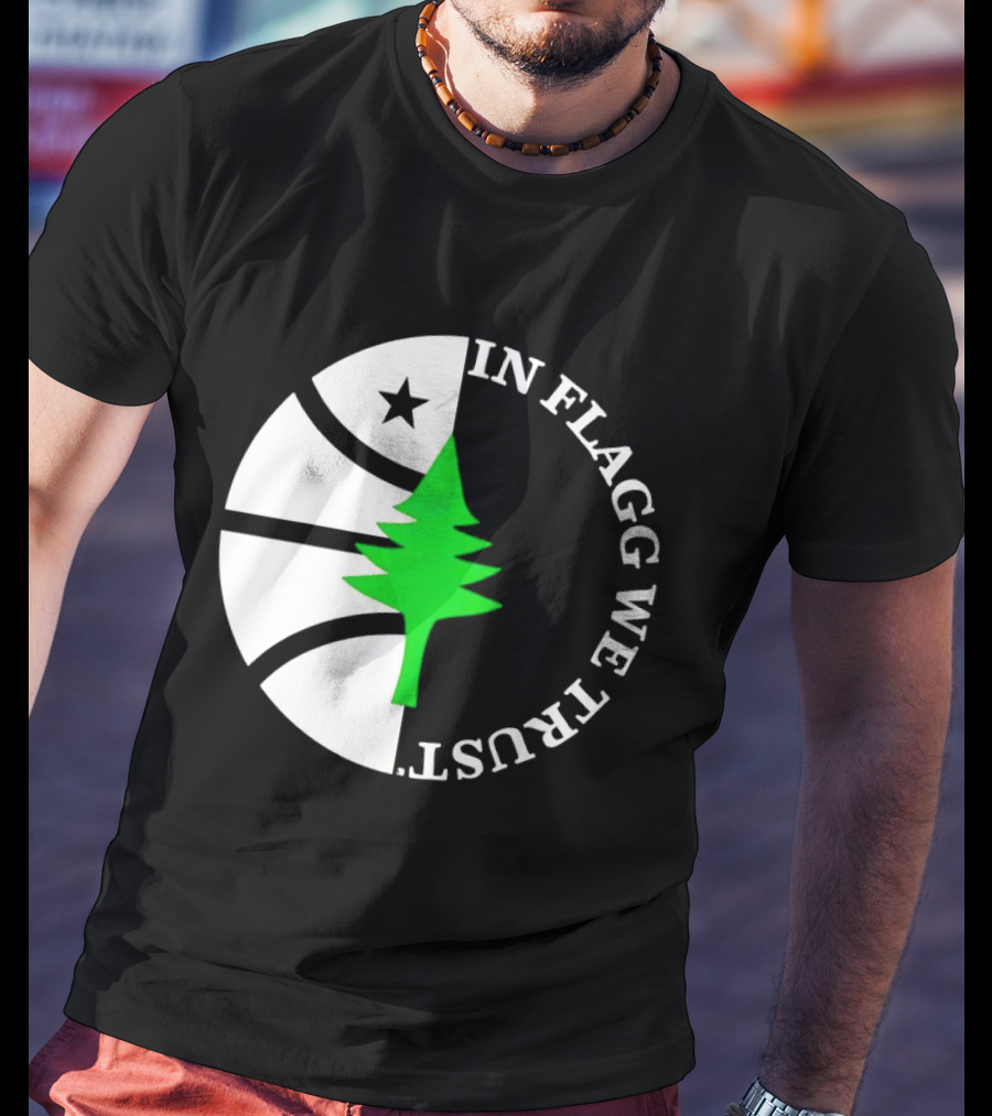Naji Marshall In Flagg We Trust Basketball Tree Star T-Shirt