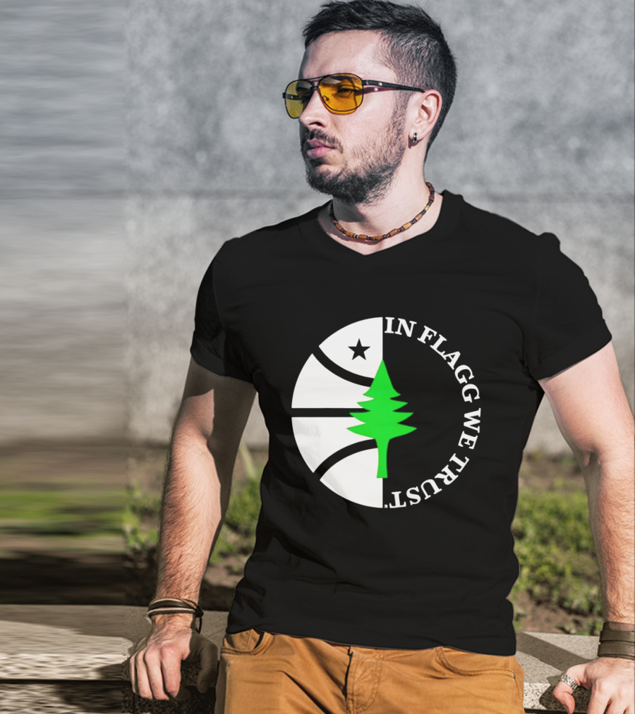 Naji Marshall In Flagg We Trust Basketball Tree Star T-Shirt