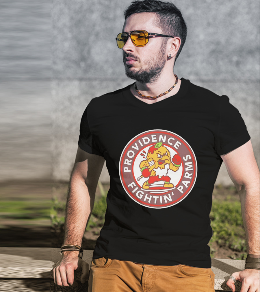 Providence Fightin' Parms Hockey Pepper T-Shirt