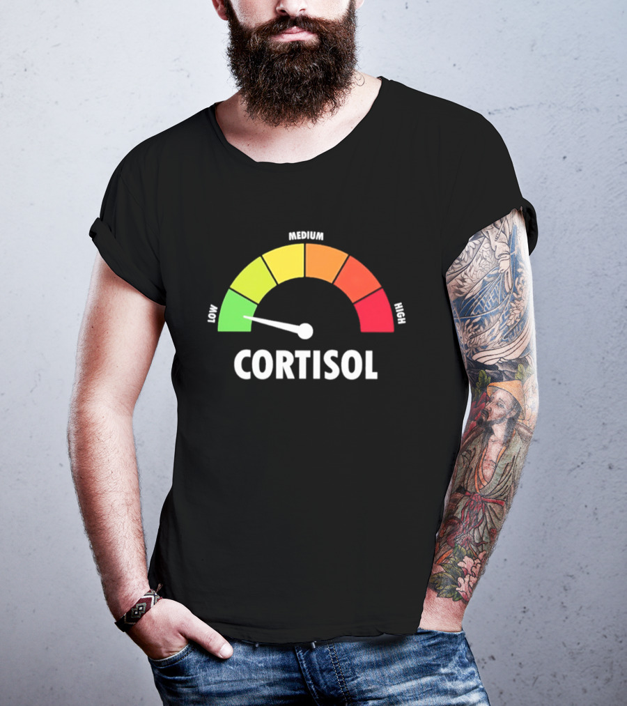 Low Medium High Cortisol Meter T-Shirt