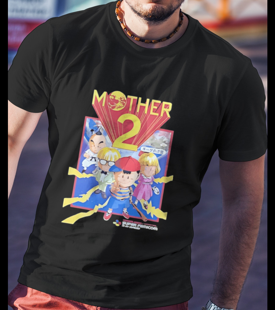 Mother 2 EarthBound Super Famicom Characters Japan T-Shirt