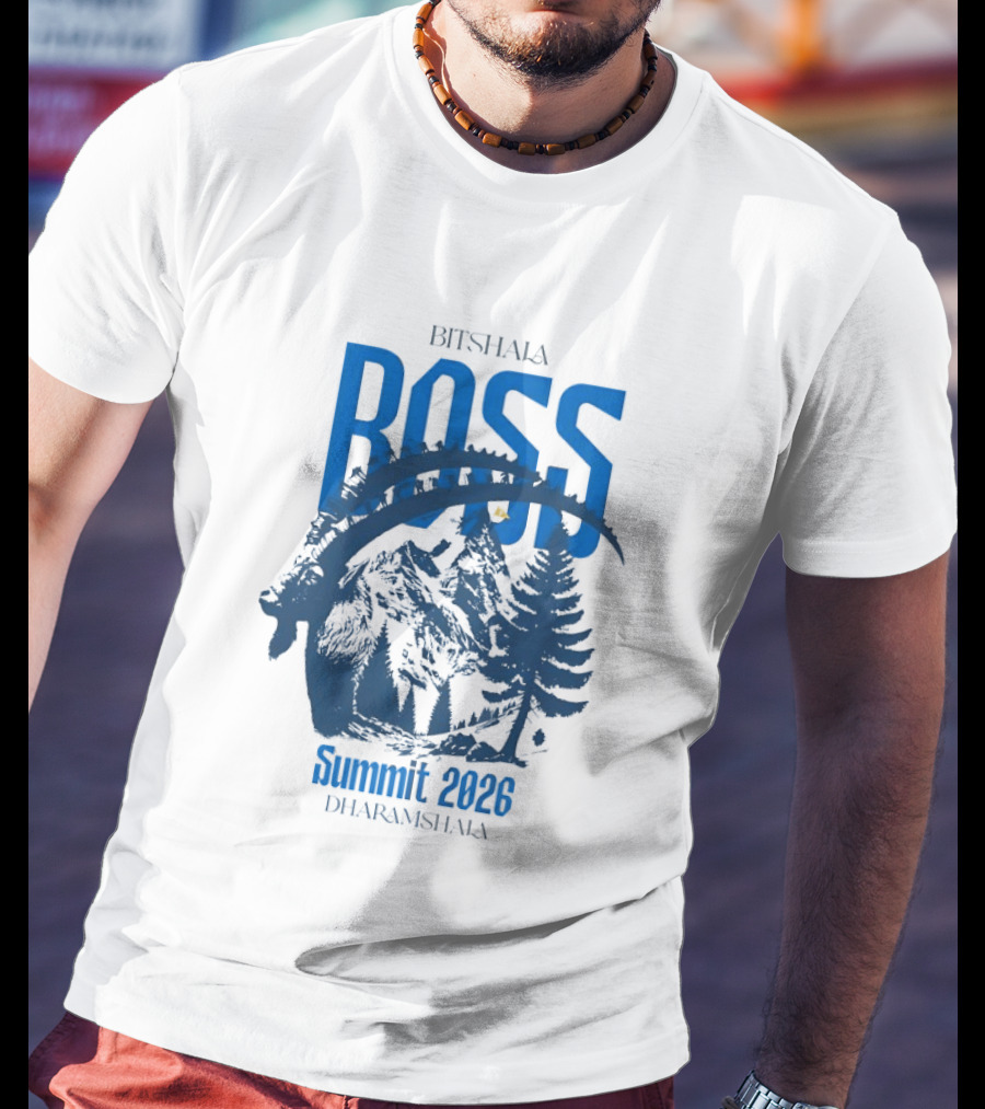 Bitshala Boss Summit 2026 Dharamshala Forest Scene T-Shirt