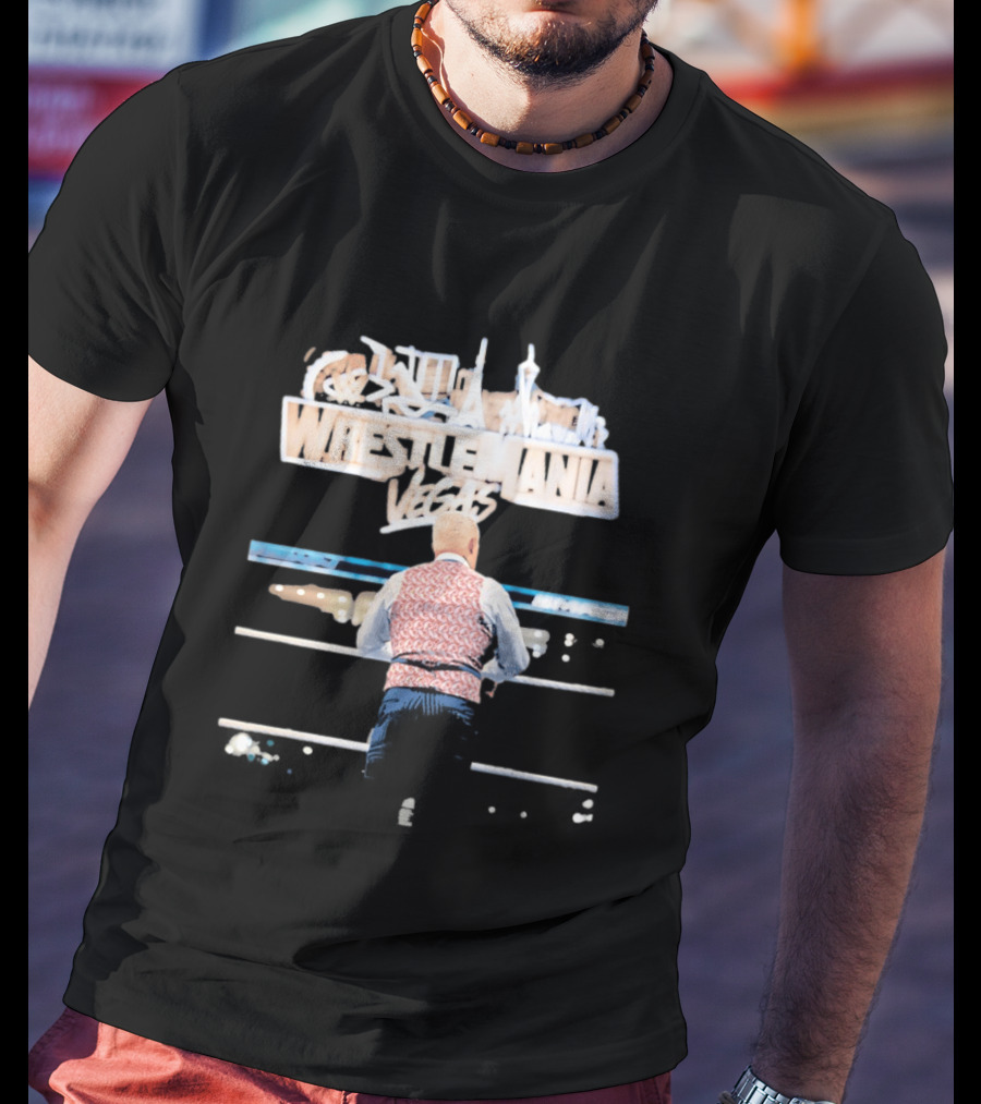 Cody Rhodes WWE WrestleMania Las Vegas Ring Event T-Shirt