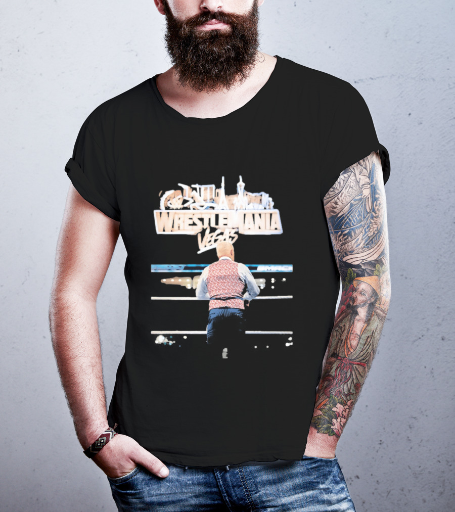 Cody Rhodes WWE WrestleMania Las Vegas Ring Event T-Shirt