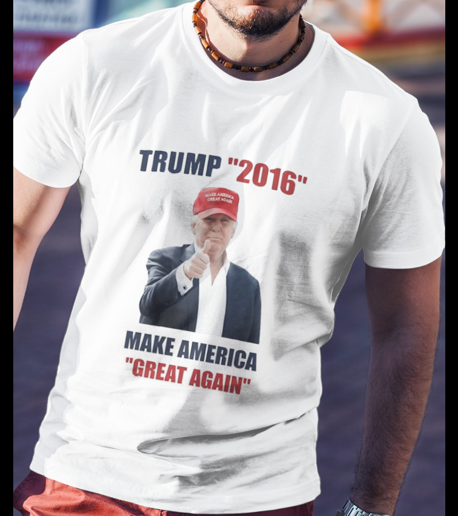 Trump 2016 Make America Great Again Hat Thumbs Up T-Shirt