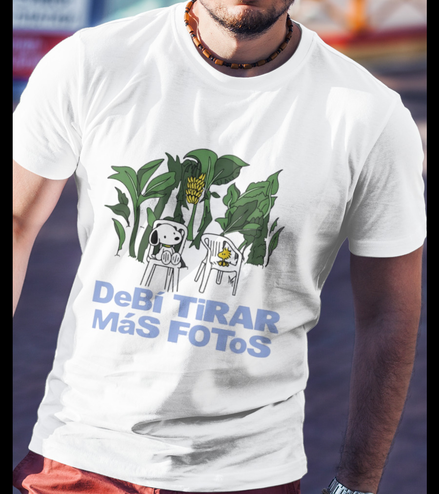 Peanuts Characters Snoopy Woodstock Debí Tirar Más Fotos Banana Plantation T-Shirt