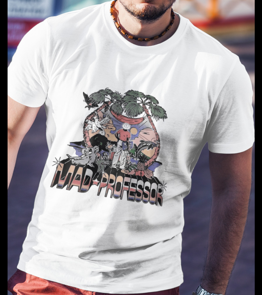 Mad Professor Neil Fraser Island Vibes Reggae Scene T-Shirt