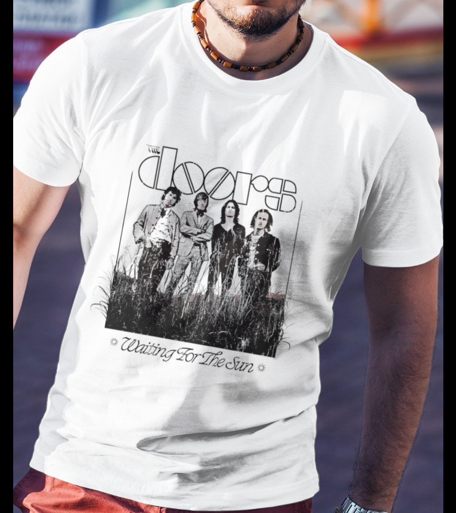The Doors Waiting For The Sun Album Cover T-Shirt