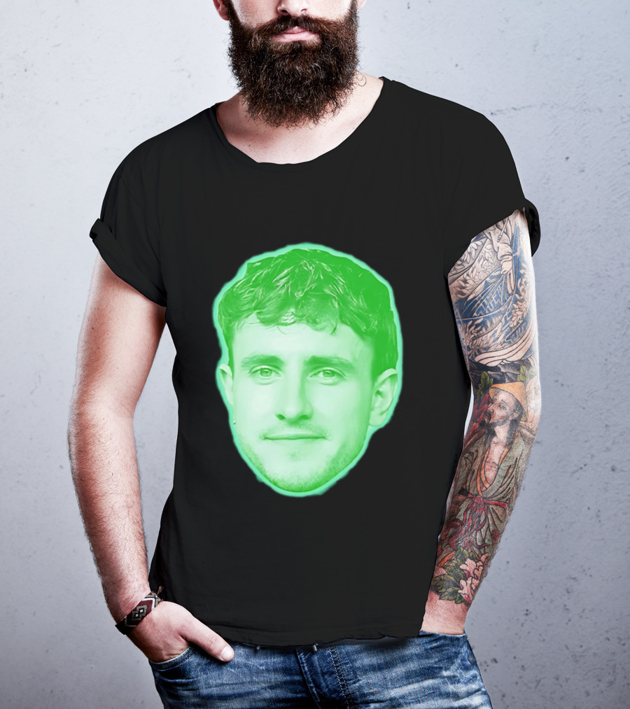 Paul Mescal Green Face St Patrick's Day 2026 T-Shirt