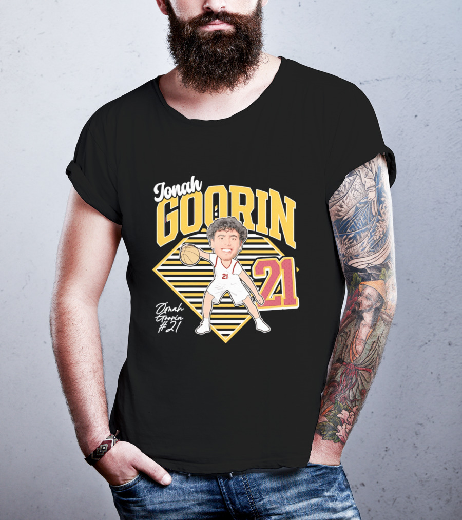 Jonah Goorin Basketball Caricature 21 USC Trojans 2026 T-Shirt