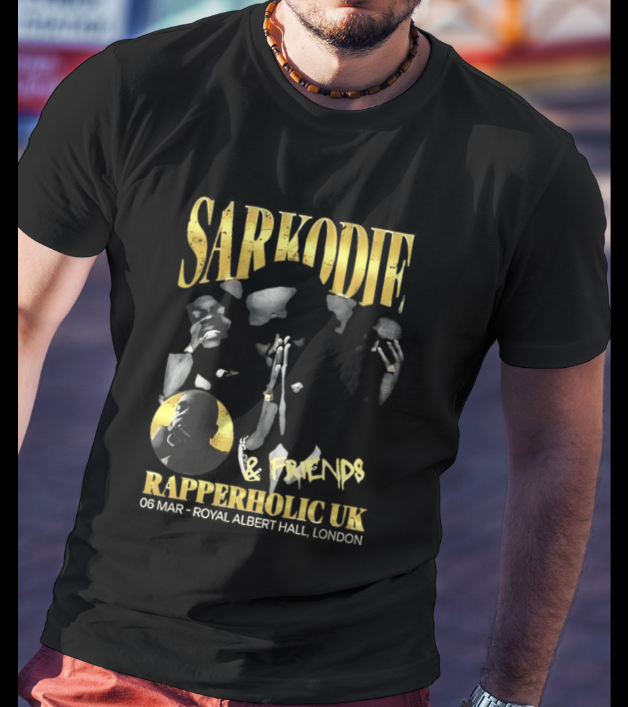 Sarkodie And Friends Rapperholic UK Made Of Black London 2015 T-Shirt