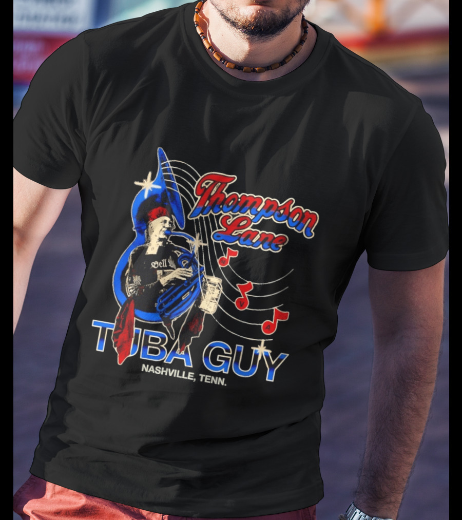 Thompson Lane Tuba Guy Music Sell Nashville Tenn T-Shirt