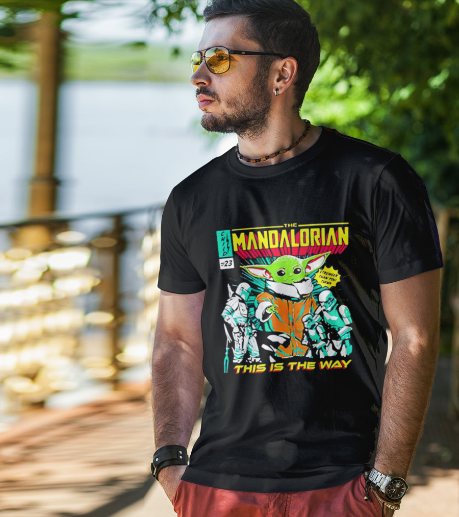 The Mandalorian Baby Yoda This Is The Way Comic Issue 29 T-Shirt