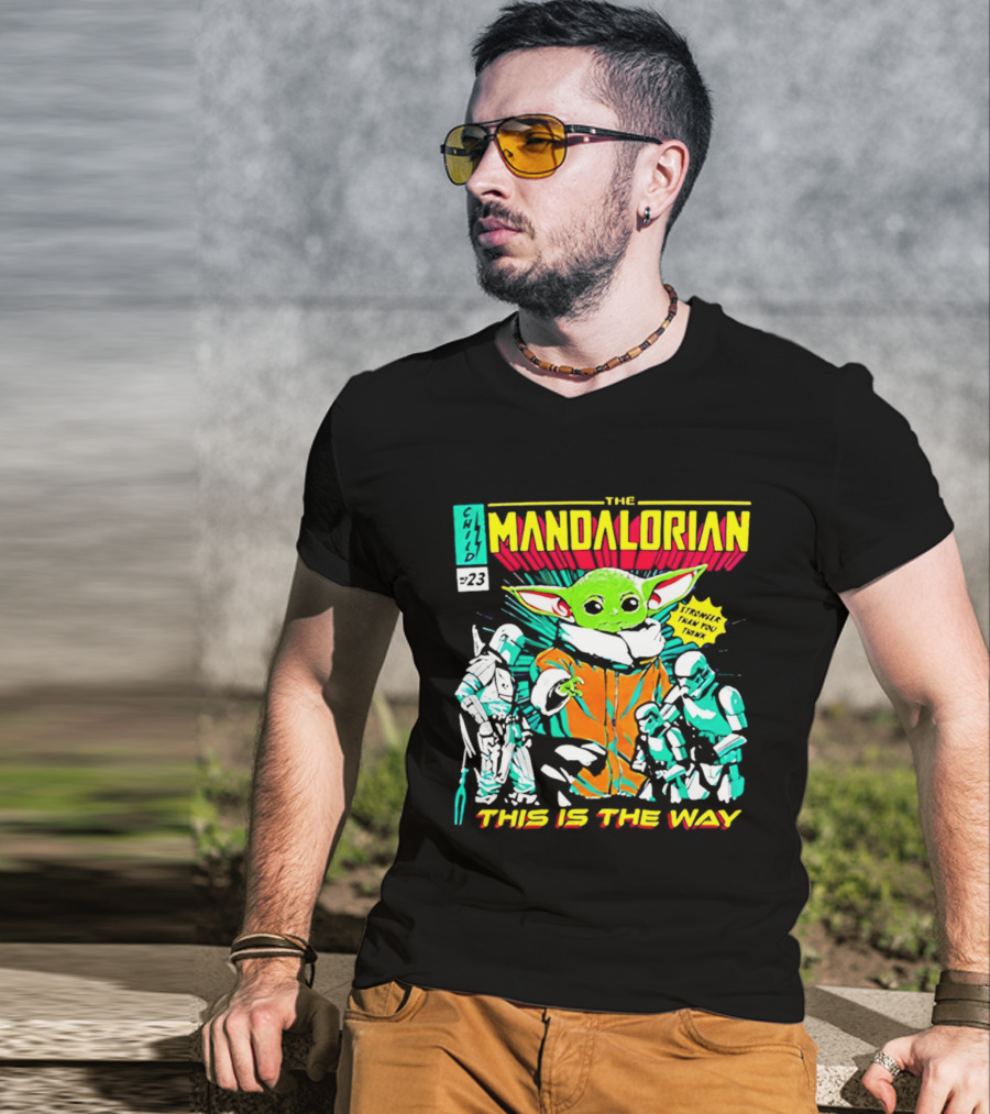 The Mandalorian Baby Yoda This Is The Way Comic Issue 29 T-Shirt