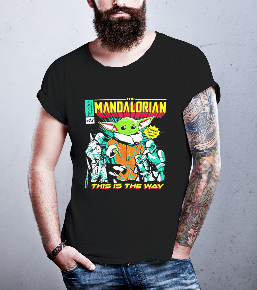 The Mandalorian Baby Yoda This Is The Way Comic Issue 29 T-Shirt