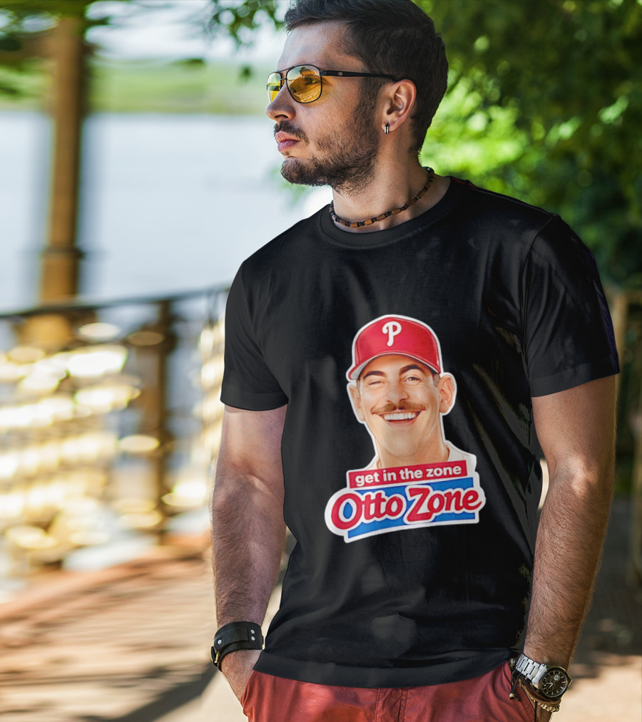 Philadelphia Phillies Mike Schmidt Get In The Zone Otto Zone T-Shirt