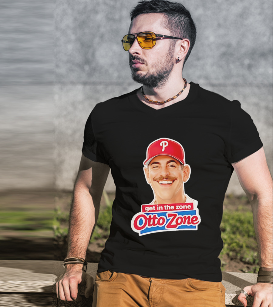 Philadelphia Phillies Mike Schmidt Get In The Zone Otto Zone T-Shirt