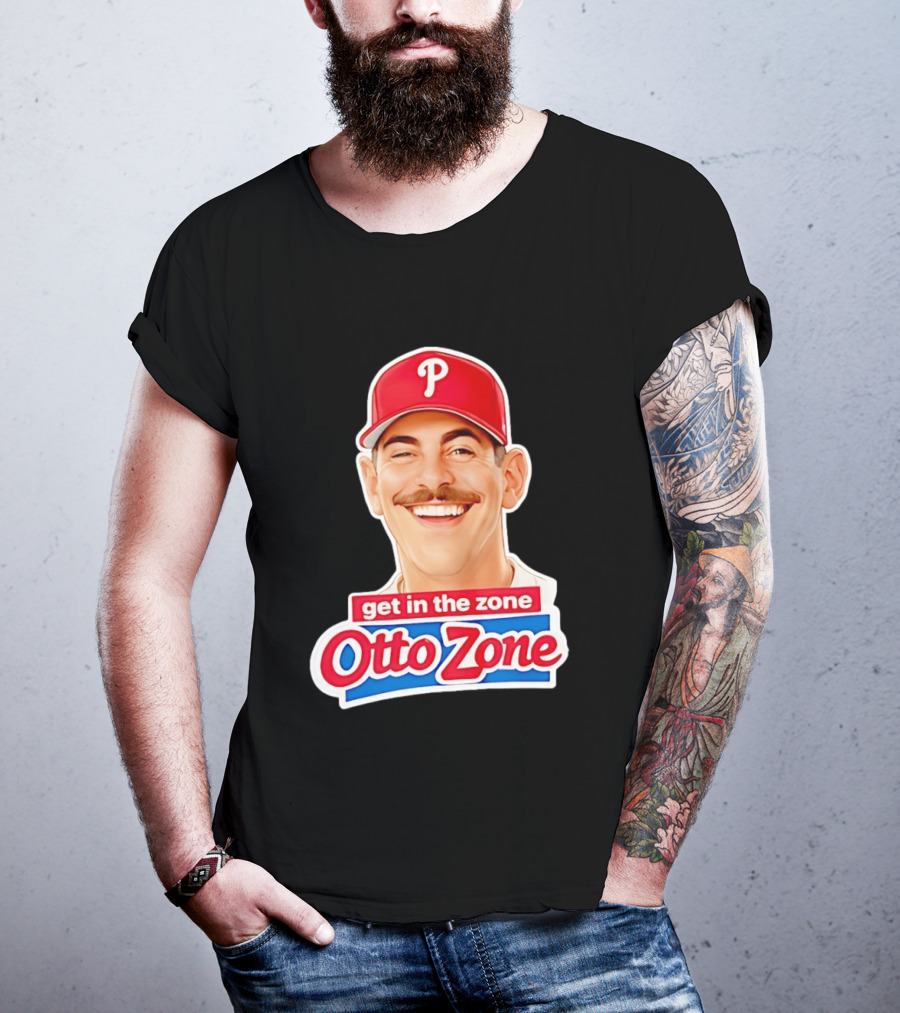 Philadelphia Phillies Mike Schmidt Get In The Zone Otto Zone T-Shirt