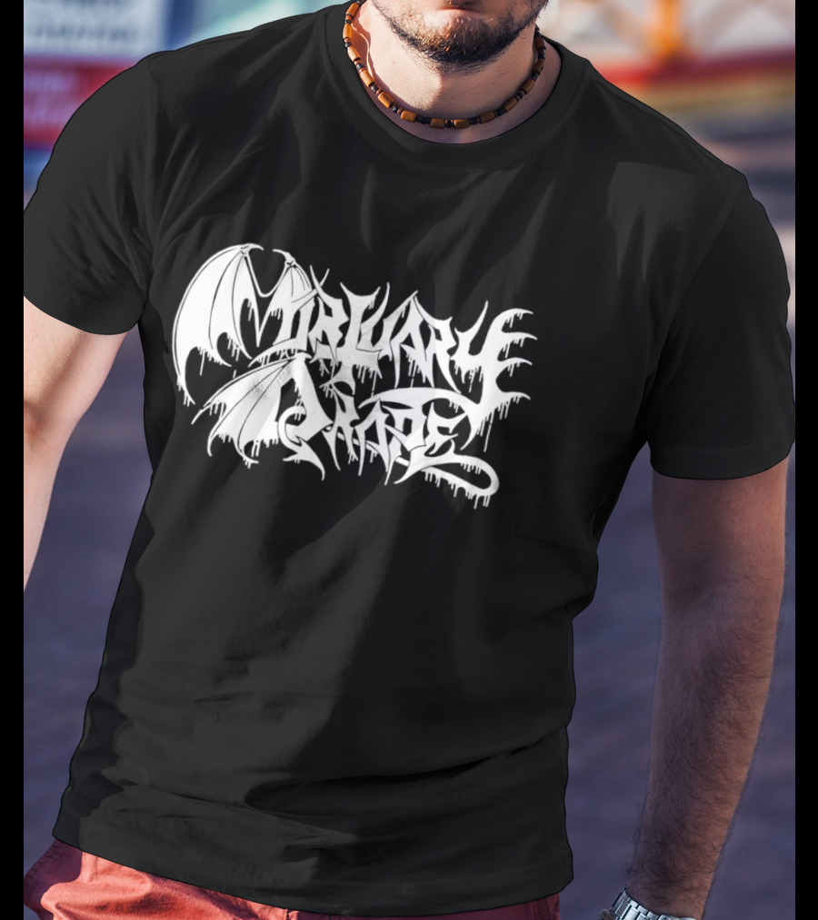 Mortuary Drape Metal Winged Gothic T-Shirt